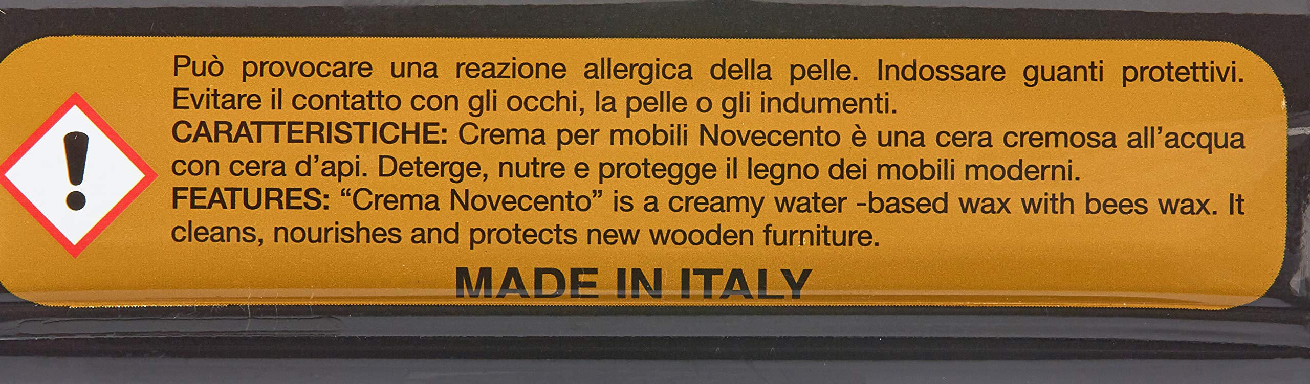 Cera Novecento Y980 Crema per Mobili, Neutro, 250 ml
