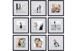 9-Piece Gallery Wall Frame Set for Polished Picture Display