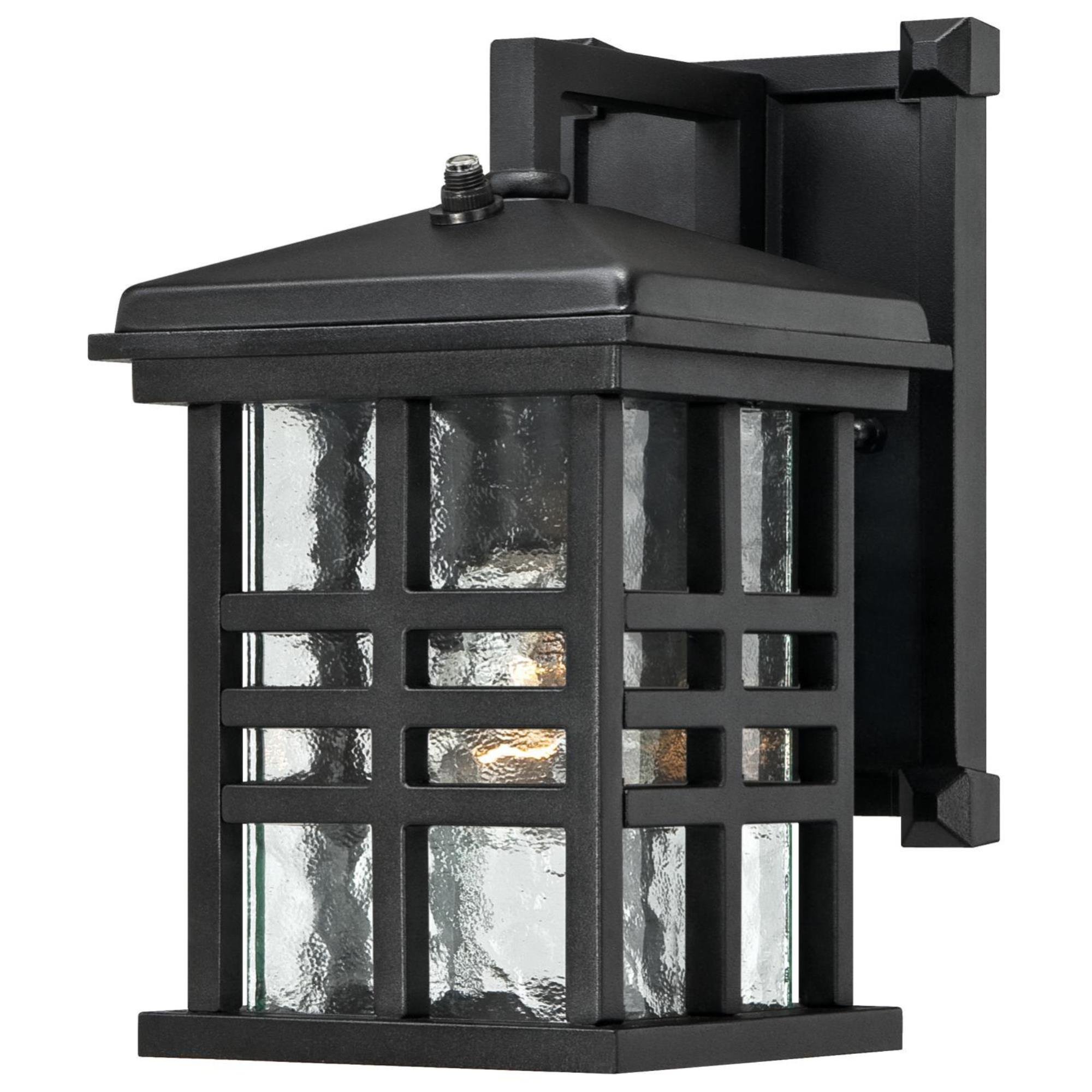 Westinghouse 6204500 Caliste 1 Light Outdoor Wall Lantern with Dusk to Dawn Sensor, Textured Black-image-13