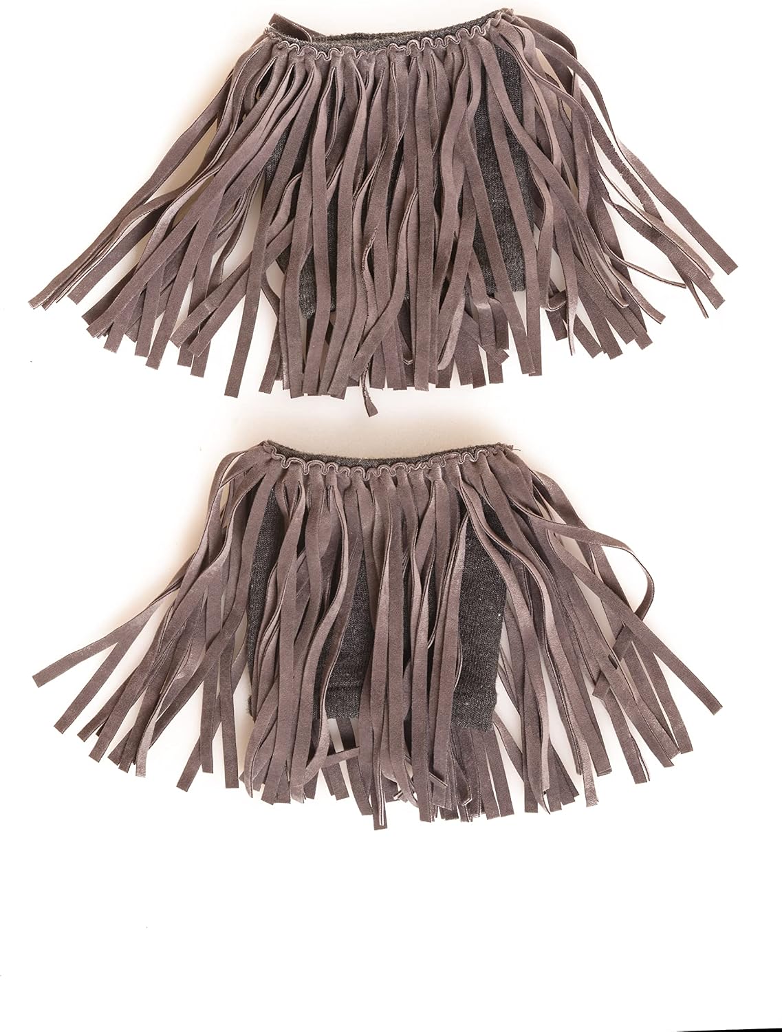 ICONOFLASH Women's Vegan Suede Boot Cuffs, Fringe Cuff Tassels image 3