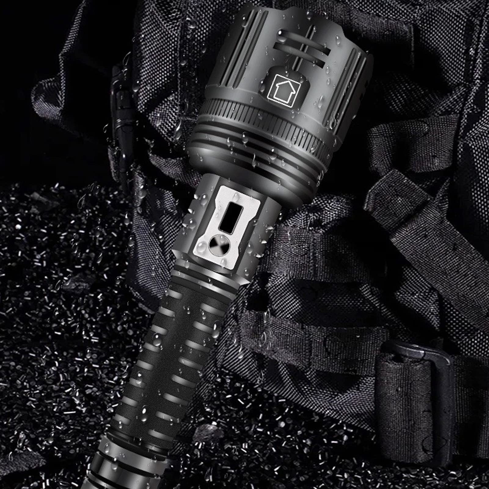 Latarka LED XHP360, Mini Latarka LED, 5000 Lm Z Zoomem, ładowalna Wodoodporna Latarka IPX4 Do Użytku Awaryjnego Na Zewnątrz