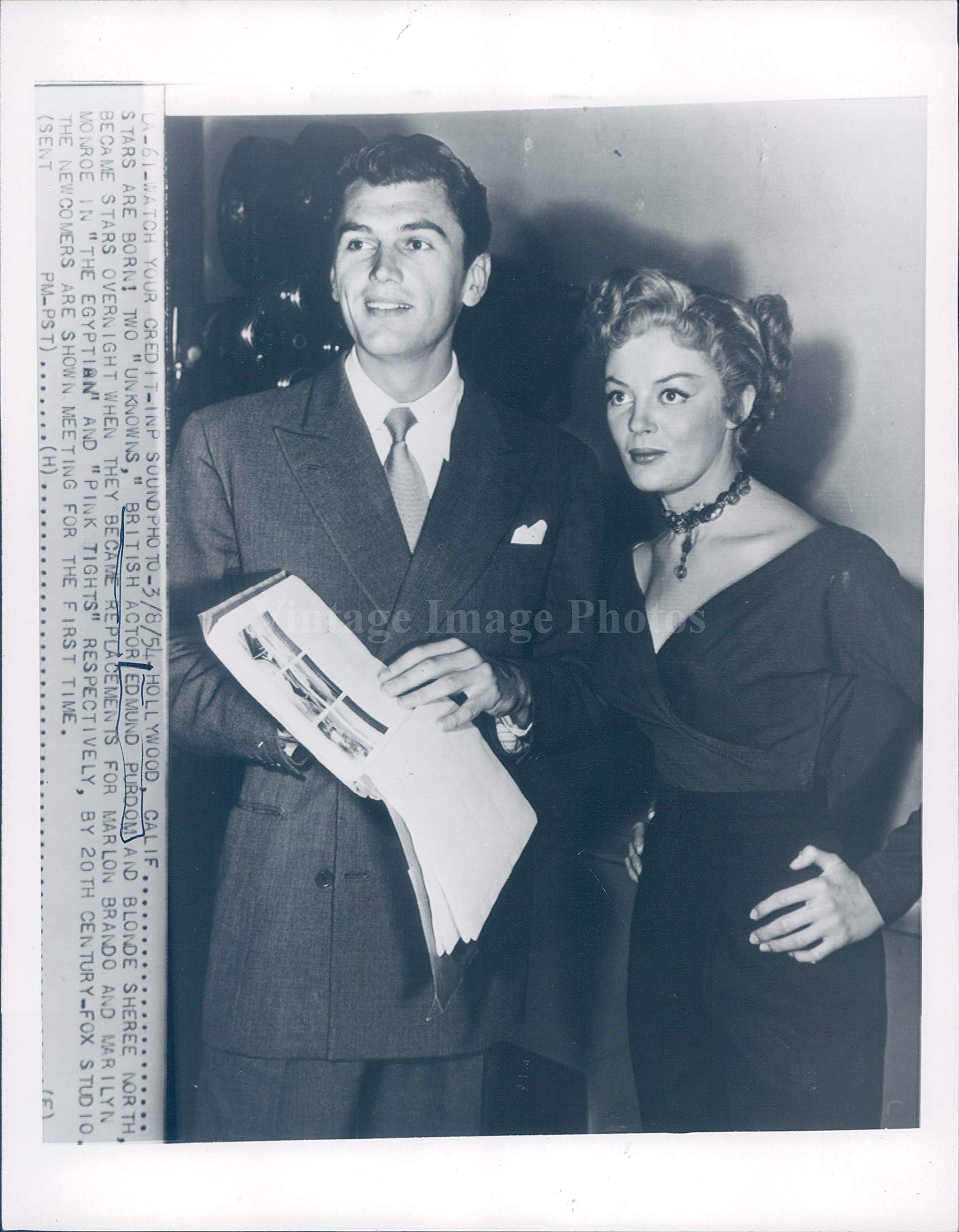 Amazon Co Jp 1954年 ワイヤー写真 エドモンド プルドム シェリー ノース アクター ブリティッシュ ハリウッド Ca 7x9 Diy 工具 ガーデン