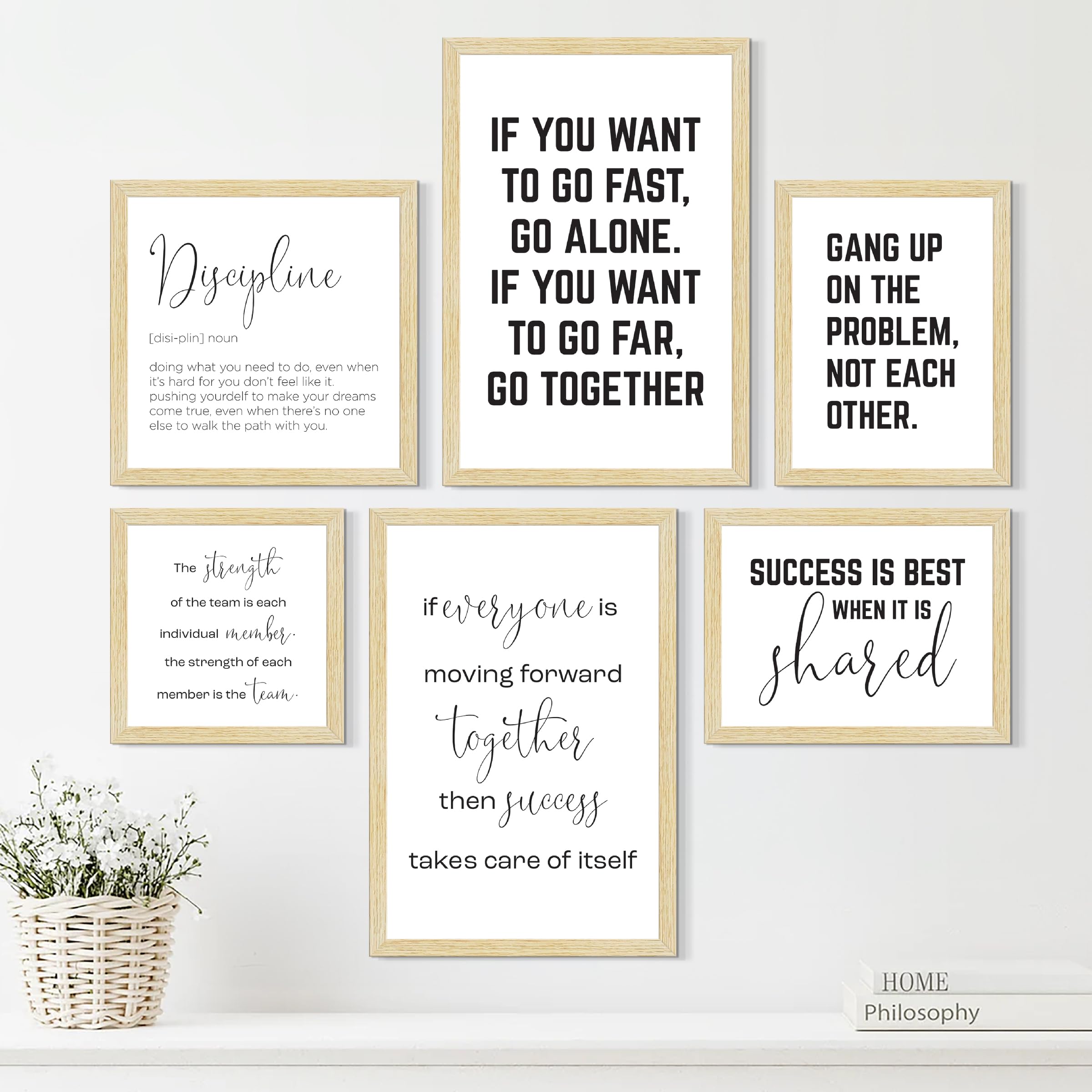 ArtX Paper Motivational Quotes For Home Decoration, Inspirational Team Building Quotes For Home, Office Decoration Items and Study Room Decor, Multicolor Framed Posters, Multi Size, Set of 6 (B0DGV5GQJ1) Amazon Price History, Amazon Price Tracker