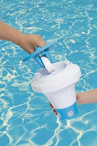 Miniatura 9 de Flowclear - Dispensador de productos químicos flotantes para piscina con guante ChemGuard