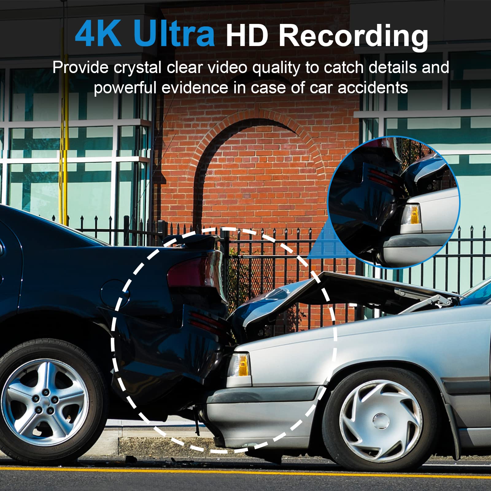 Dash Camera Digital Mirror P10 Rear View Mirror Camera, 10