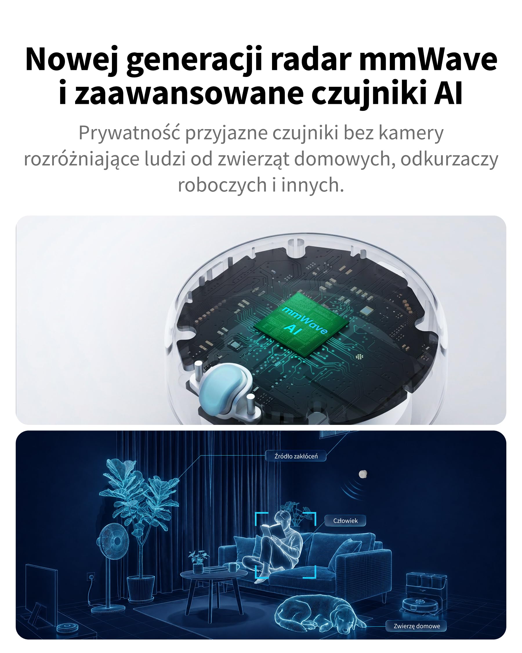 Aqara Presence Sensor FP400 – wielostrefowa automatyzacja, Thread i Zigbee