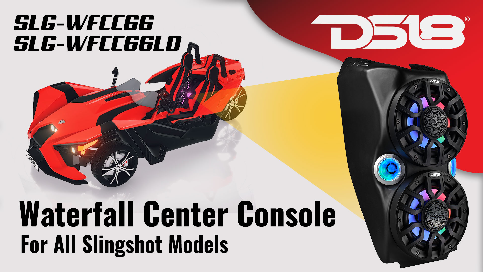 Amazon.com: DS18 SLG-WFCC66 Polaris Slingshot Waterfall Center