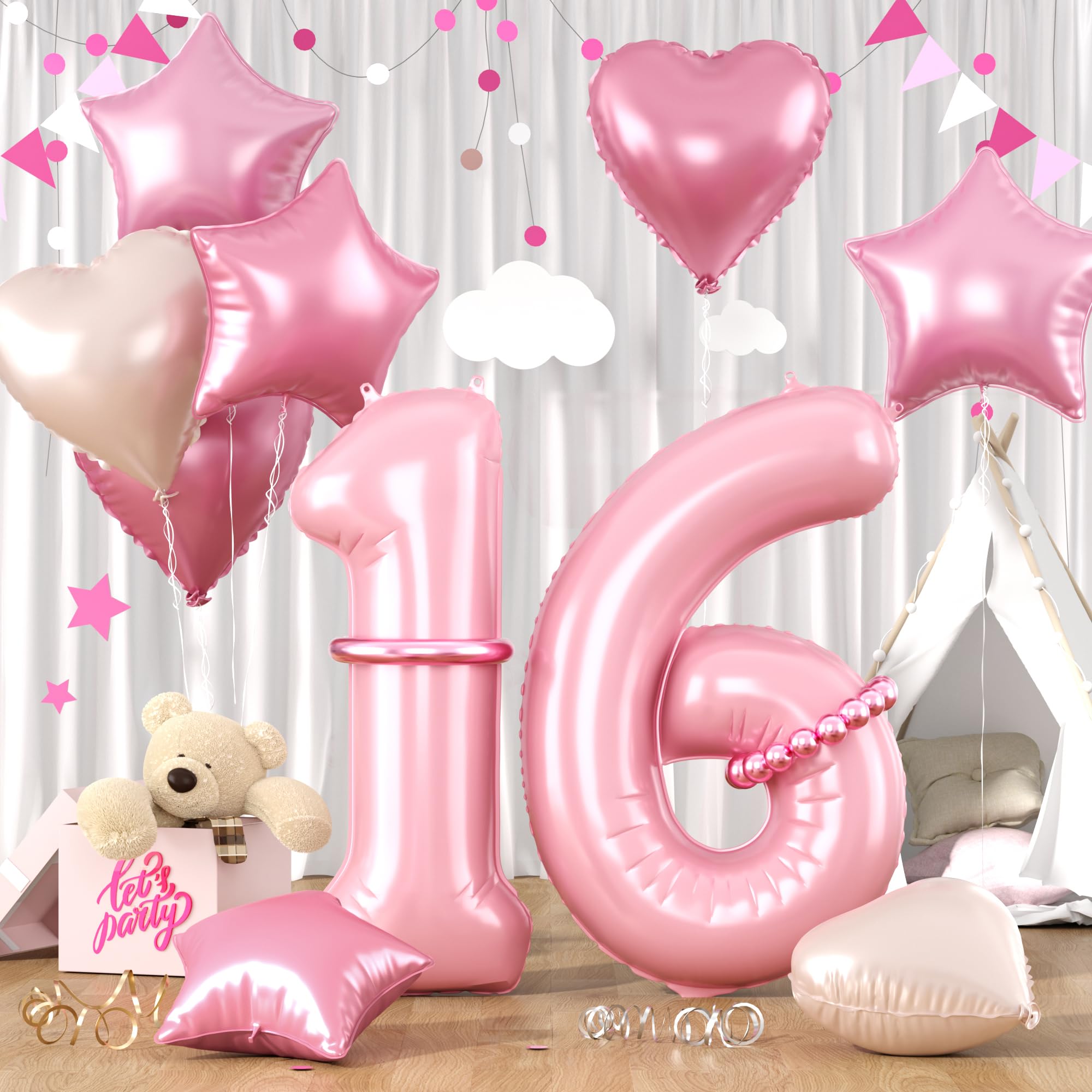 AULE Ballon Fuchsia Métallique Hélium: Lot De 50 Ballons Anniversaire Rosé Foncé 30cm Ballons De Baudruche En Latex Ballon Gonflable Décoration Pour Baby Shower Gender Reveal Mariage