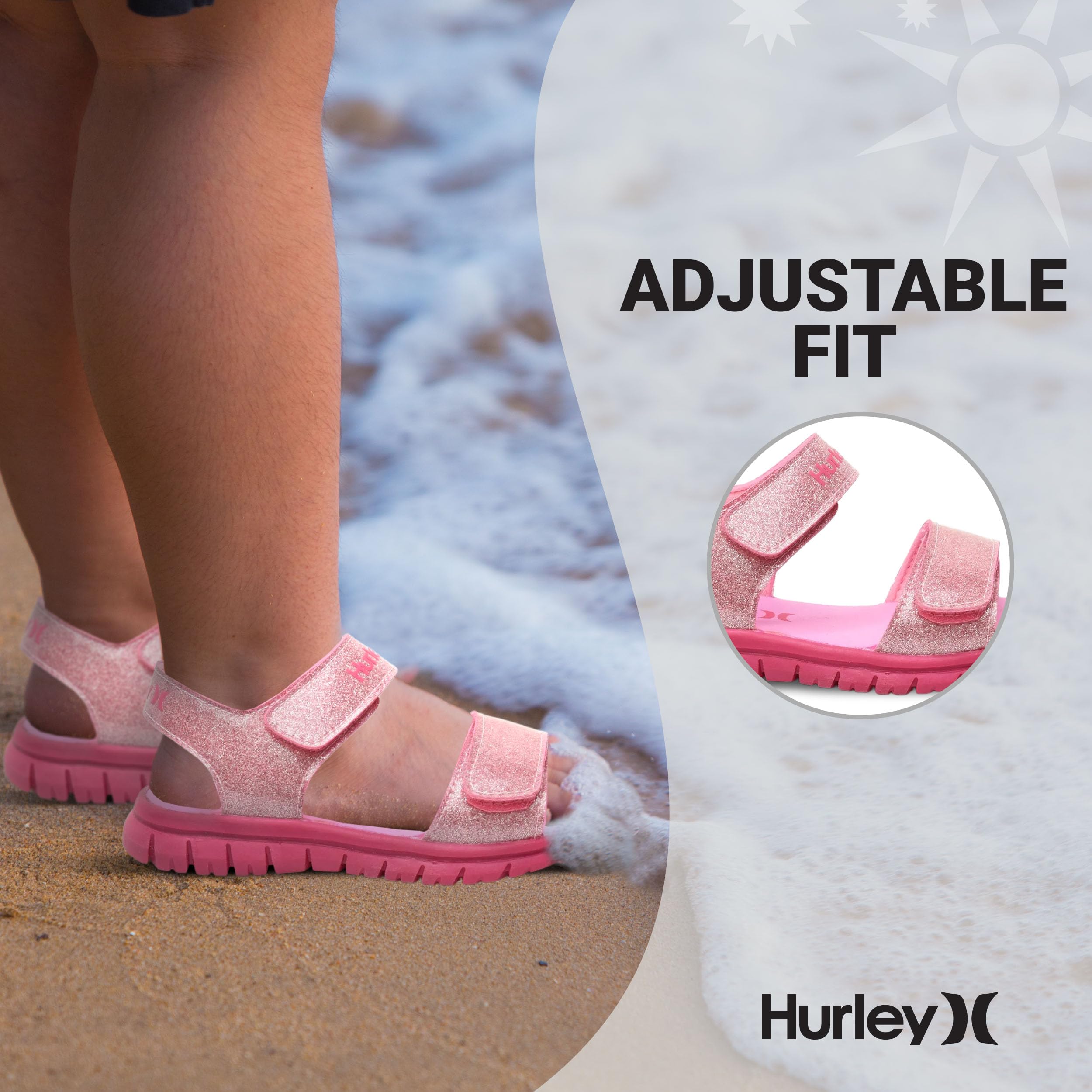 Hurley Sandali Ken con cinturino regolabile per bambini