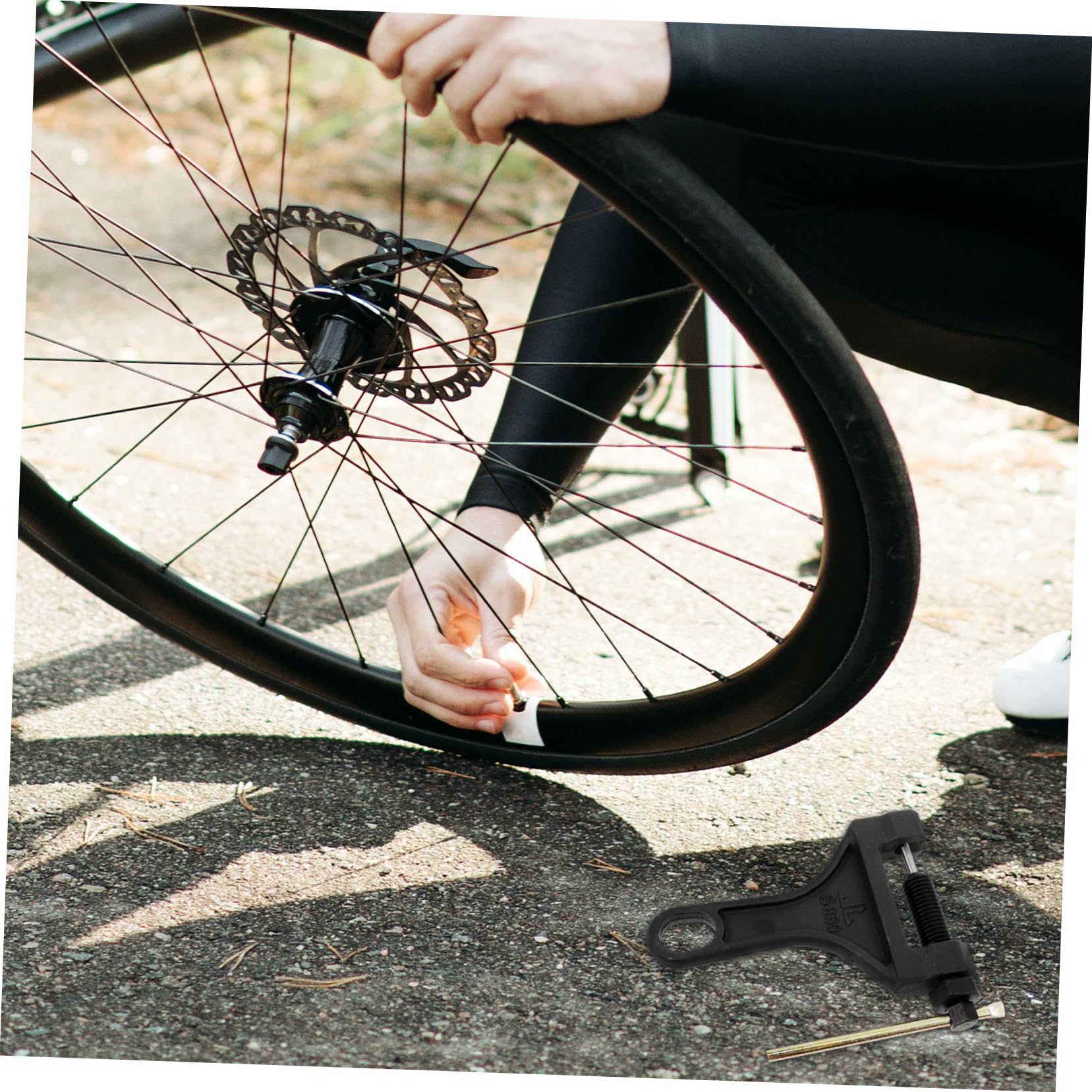 Rompe Cadenas De Motocicleta y Bicicleta Herramienta De Reparación De Eslabones Divisor De Cadena Robusto y Duradero Para Mantenimiento De Triciclos y Bicicletas
