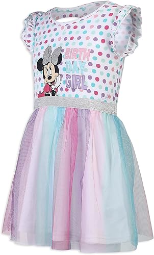 Miniatura 6 de Disney Minnie Mouse - Conjunto de vestido y bragas de tutú de cumpleaños para niñas y bebés multicolor Minnie Mouse