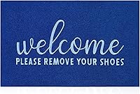 Vista 19 de AAZZKANG Tapete amarillo antideslizante y duradero para zapatos, grande, 36 x 24 pulgadas, ultra absorbente, fácil de limpiar, tapete para puerta