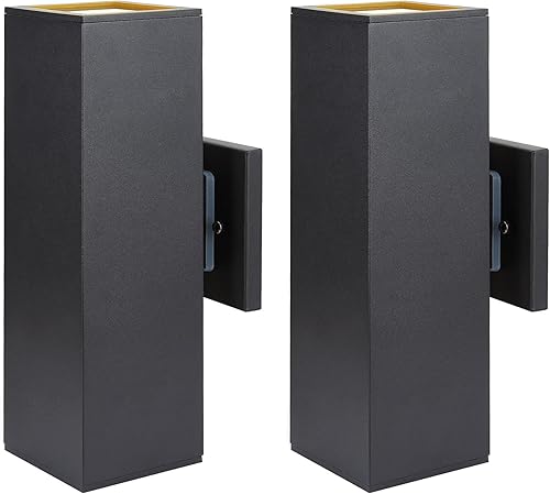 Miniatura 9 de Luces de pared exteriores con sensor de anochecer a amanecer, aplique de pared clásico de aluminio para exteriores, antioxidante, impermeable,