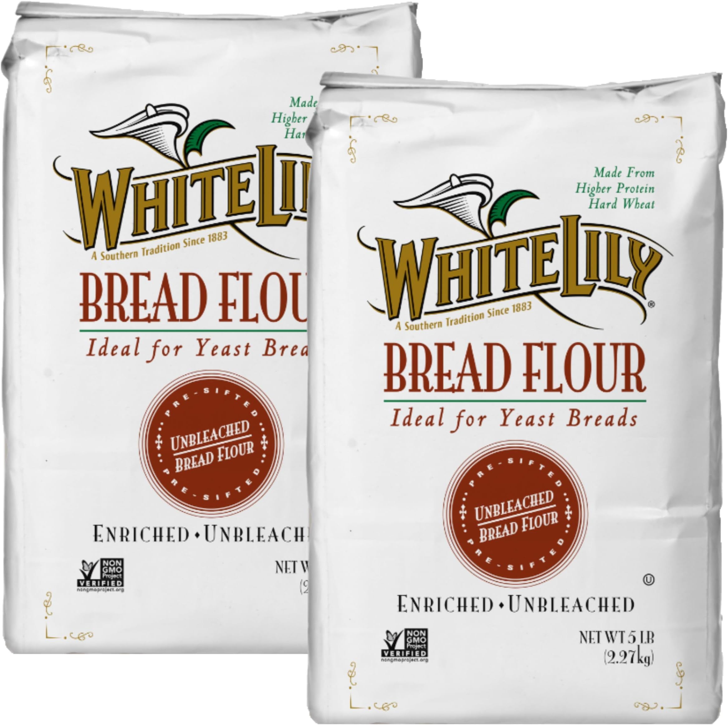 Bread Flour, 5 lb Bag (Pack of 2)