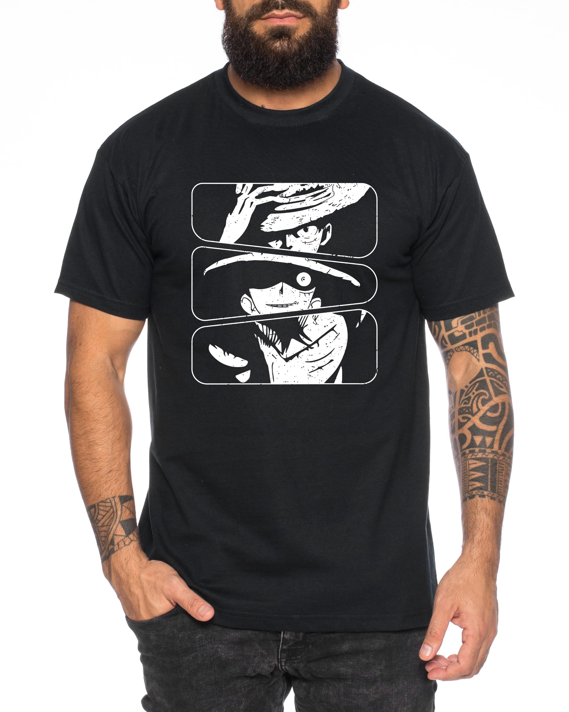 Tee Kiki Merry Palm - Camiseta Para Hombre Sombrero De Paja Luffy