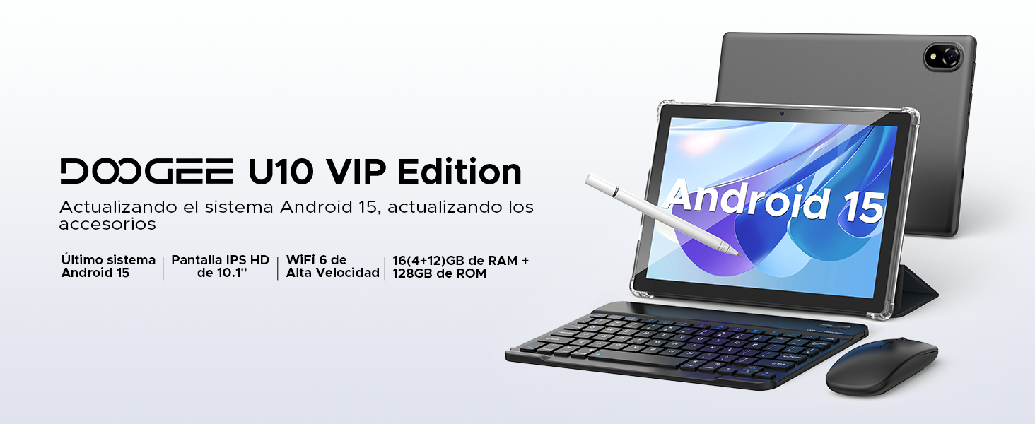 DOOGEE U10 (Tablette WiFi - 10.1'' - 4/128GB) Gray : Amazon.es