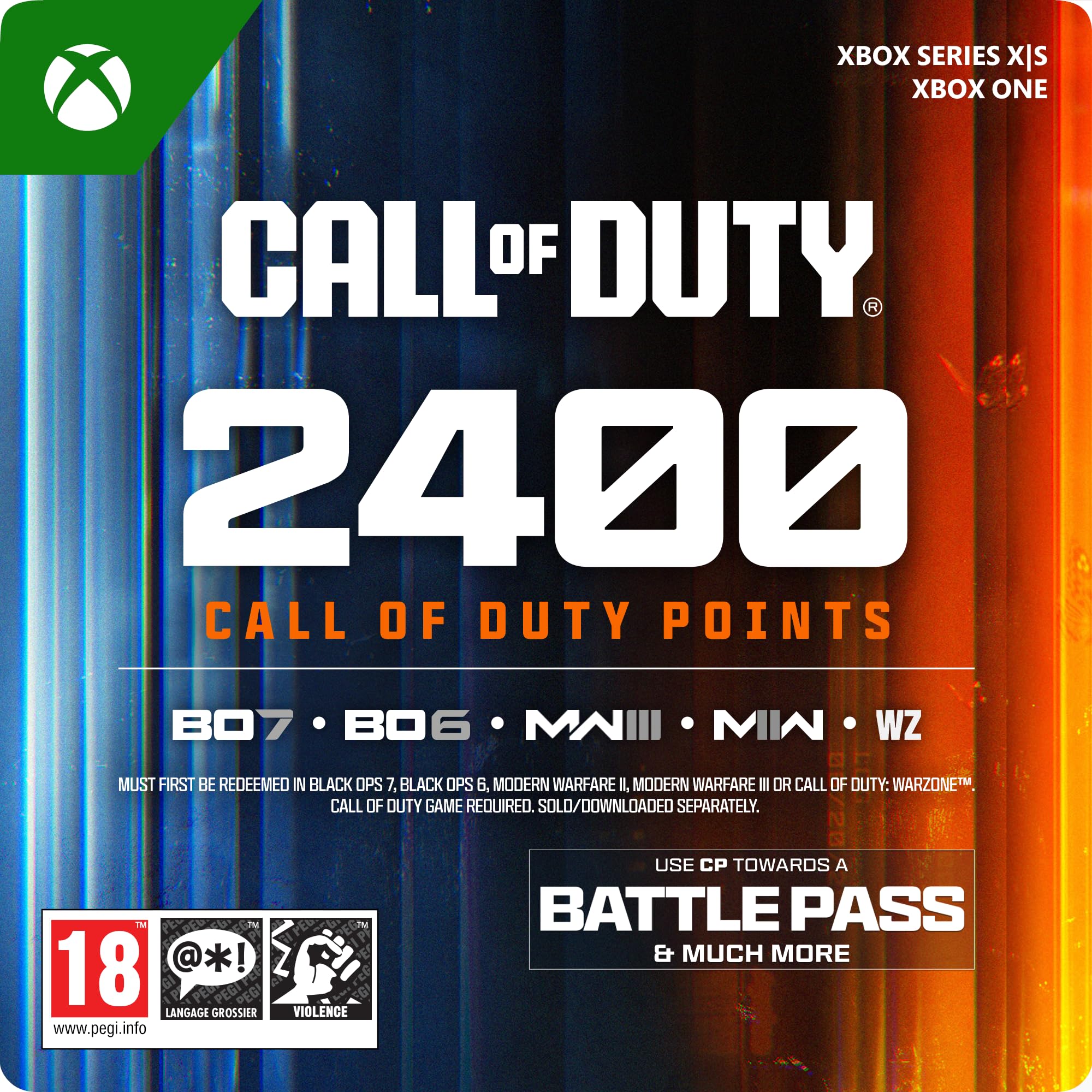 Call of Duty Points- 2,400 | Xbox One/Series X|S - Codice de descarga
