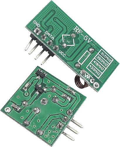 Miniatura 5 de FainWan 5 juegos de transmisor + receptor 433M Módulo transceptor súper regenerativo de alta frecuencia compatible con alarma antirrobo