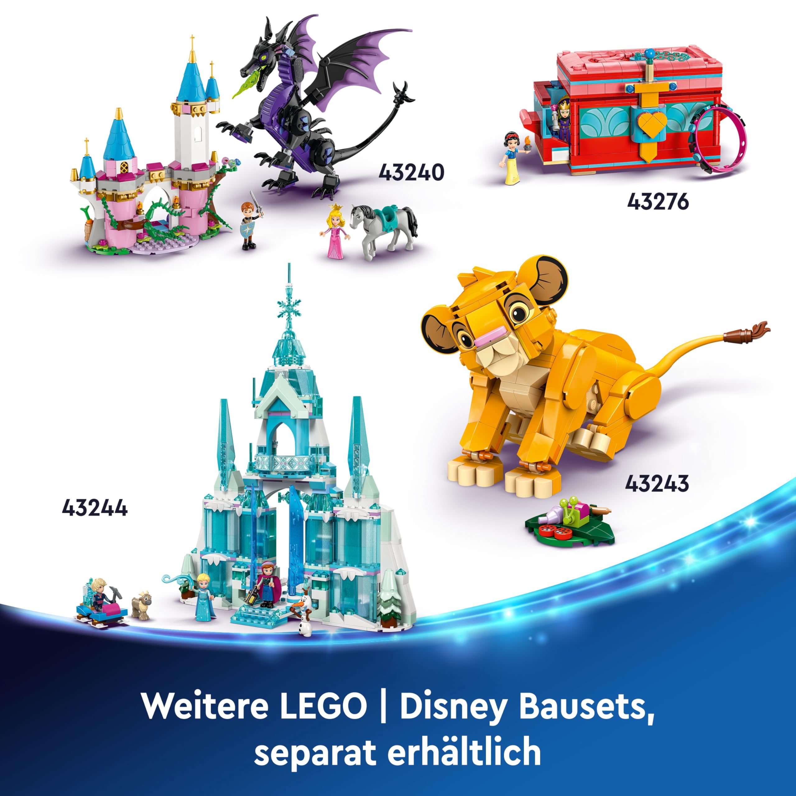 LEGO ǀ Disney Encanto Das magische Haus der Madrigals, Puppenhaus für Kinder mit der Spielfigur Mirabel, Bauspielzeug für Mädchen und Jungen ab 7 Jahren 43245
