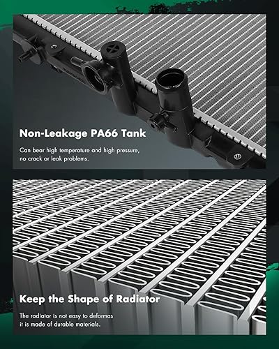 Vista 22 de SCITOO Reemplazo completo del radiador de aluminio para 1993-1998 para Toyota para T100 2.7L 3.0L 3.4L 2090 Radiador