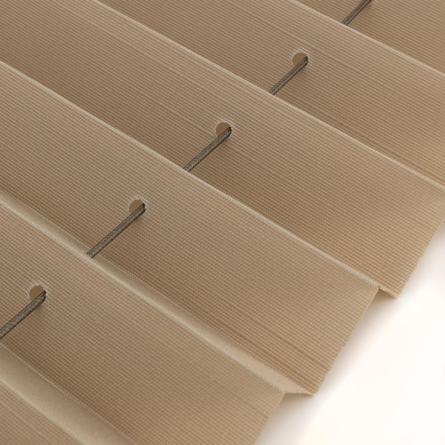 RecPro RV Pleated Shade Repair Kit – Restring Kit for Day/Night or Night & Day RV Shades | Repairs Up to 5 Shades (36" x 36") | Compatible with 2 or 4 Cord Systems (Tan)