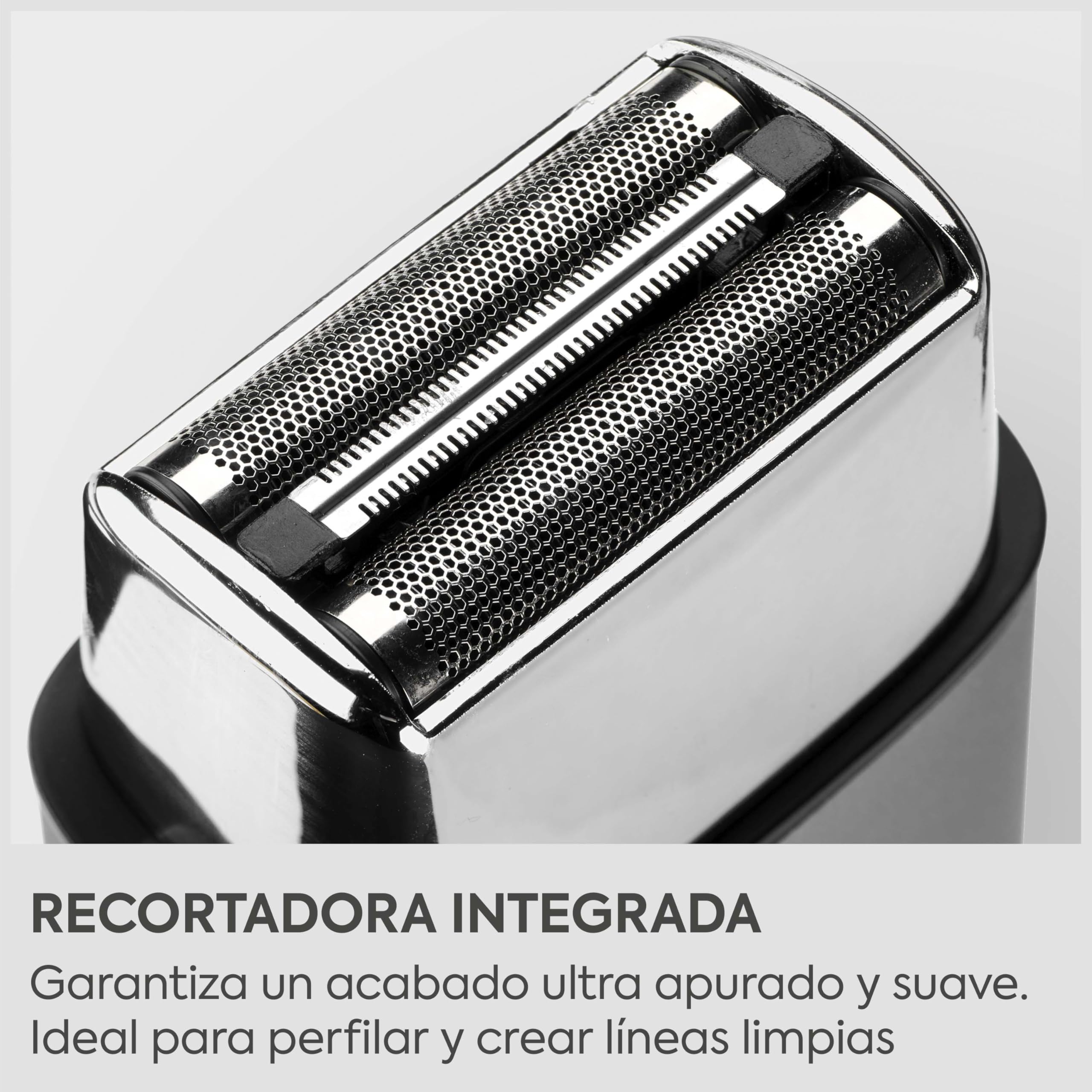 Afeitadora BaByliss Super‑X de doble lámina para hombre – Acabado ultra suave, doble lámina de acero japonés, inalámbrica lithium‑ion, Wet & Dry IPX7, recargable por USB‑C, FS996DE