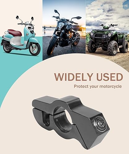 Miniatura 5 de bylikeho Cerradura de motocicleta, cerradura antirrobo para manubrio de bicicleta, accesorios de automóvil, agarre del acelerador, palanca de freno,