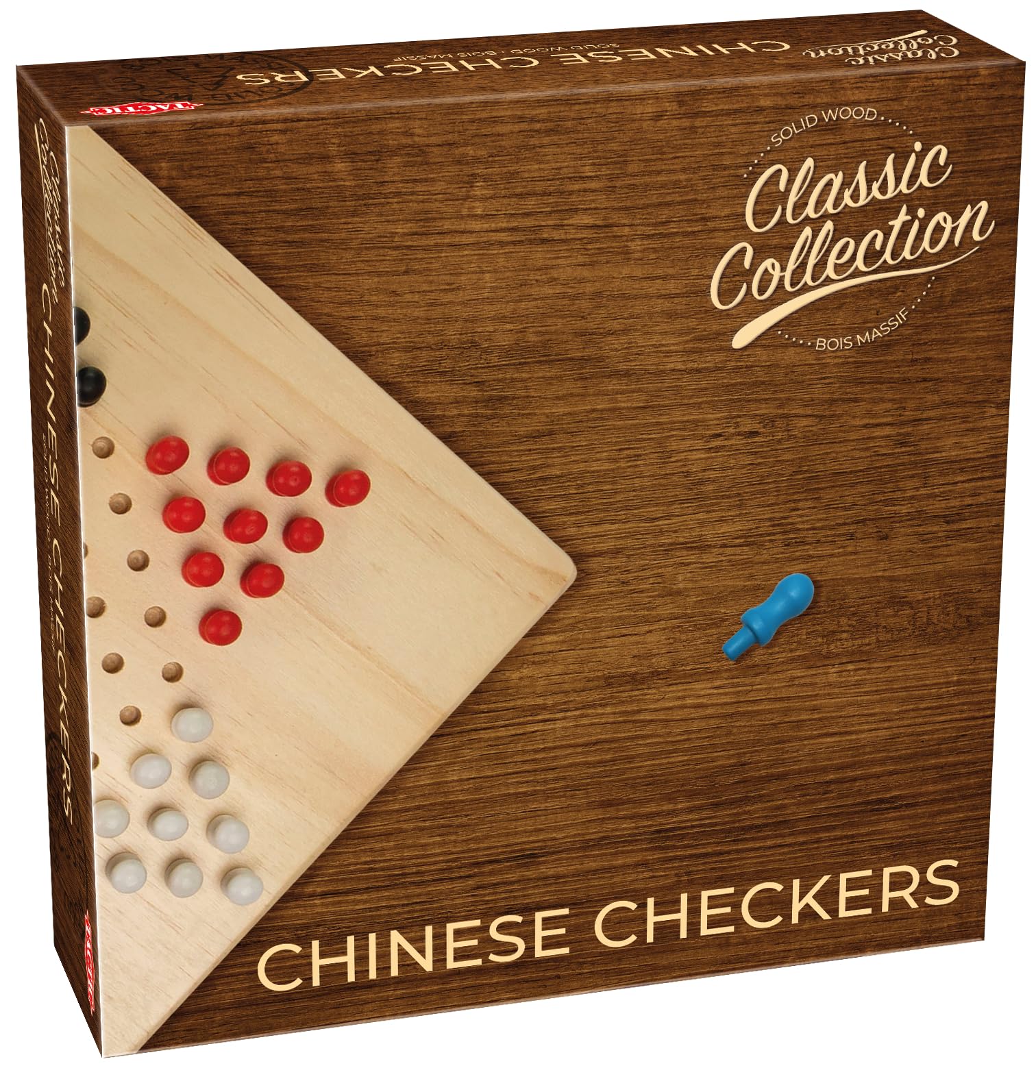 Tactic Chinese Checker in cardbord box, Multicoloured, 40219