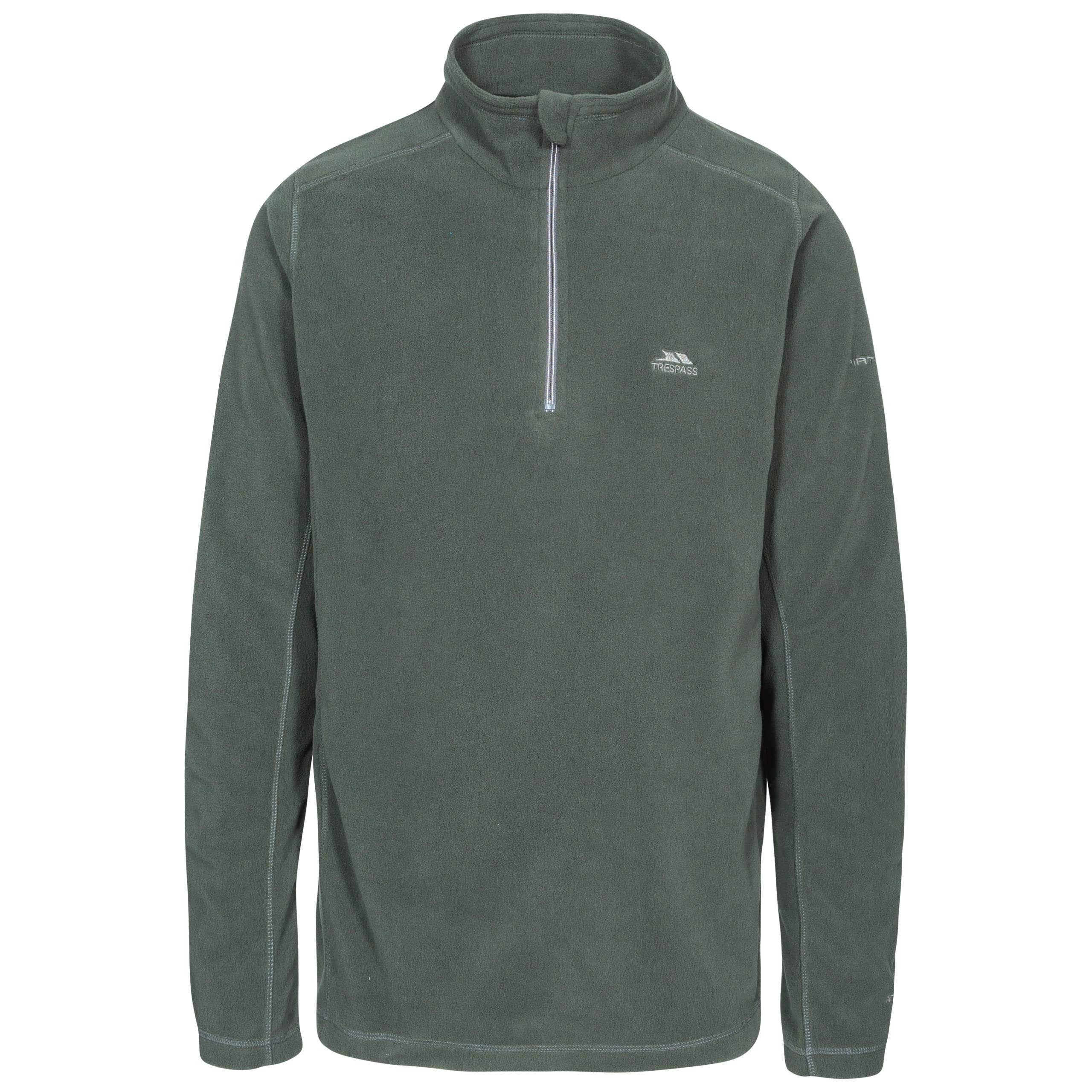 Trespass Maringa, Olive, XXS, Ultralight Microfleece 130gsm for Men, XX-Small / 2X-Small / 2XS, Green