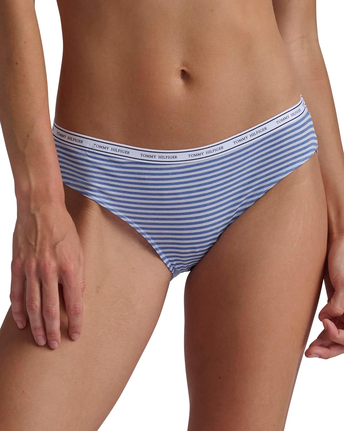 Tommy Hilfiger womens Classic Cotton Bikini Underwear With Logo Waistband 5-pack - Image 2