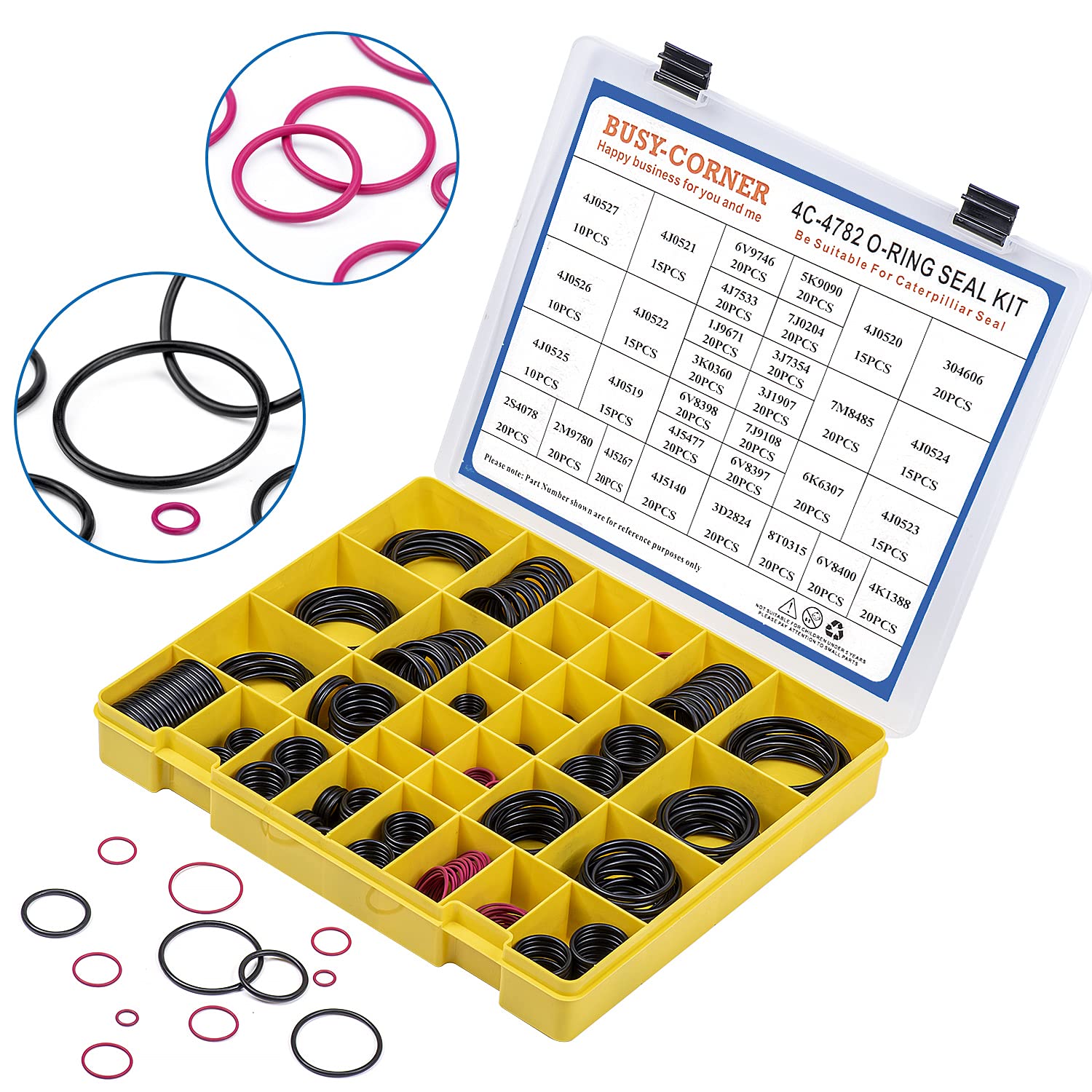 Seal ORing Kit for CAT Caterpillar Excavator 2701528 4C4782