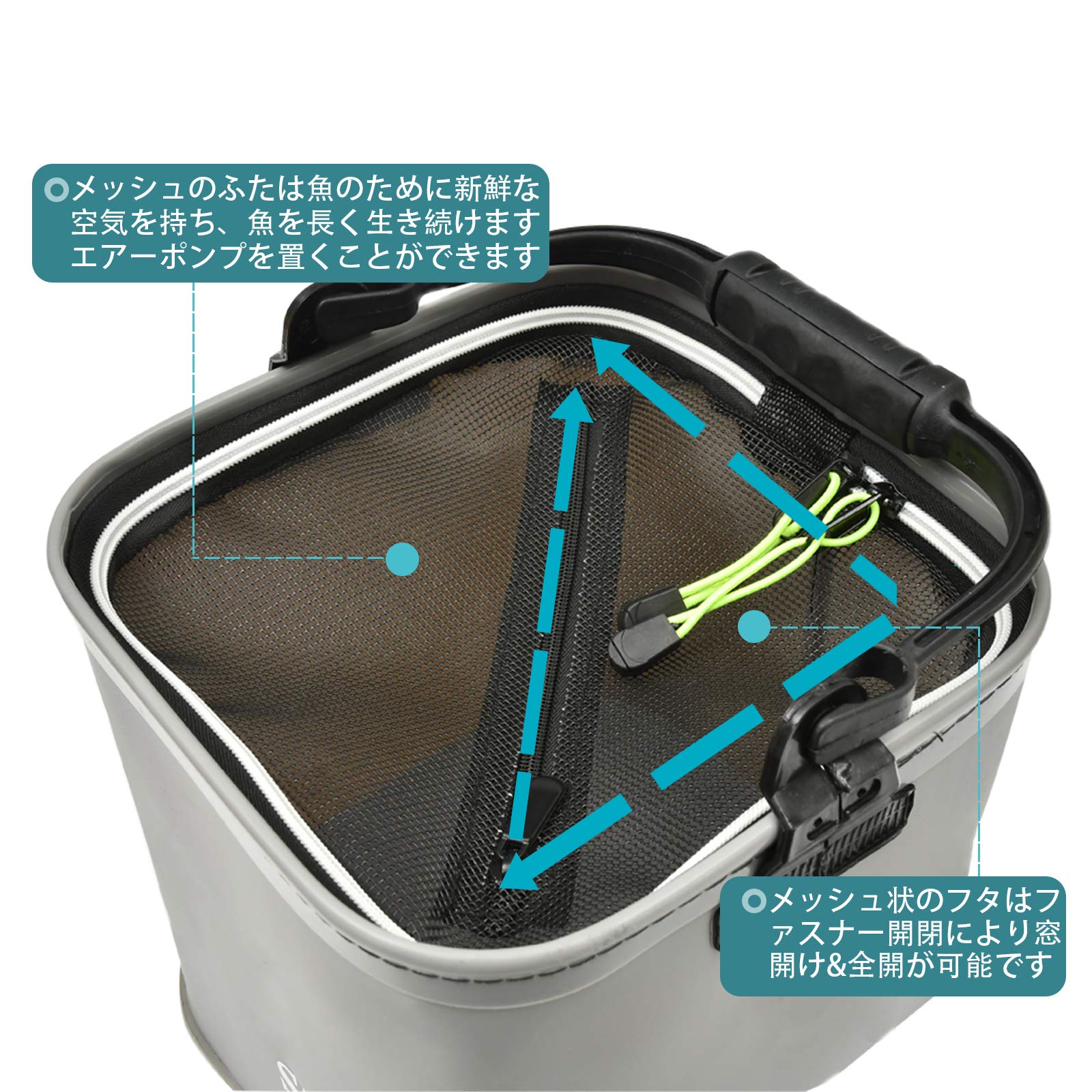 バケツ l 水汲み 釣り用バケツ 折りたたみ式 ペット ポータブルバケツ 持ち手 バッカン アウトドア