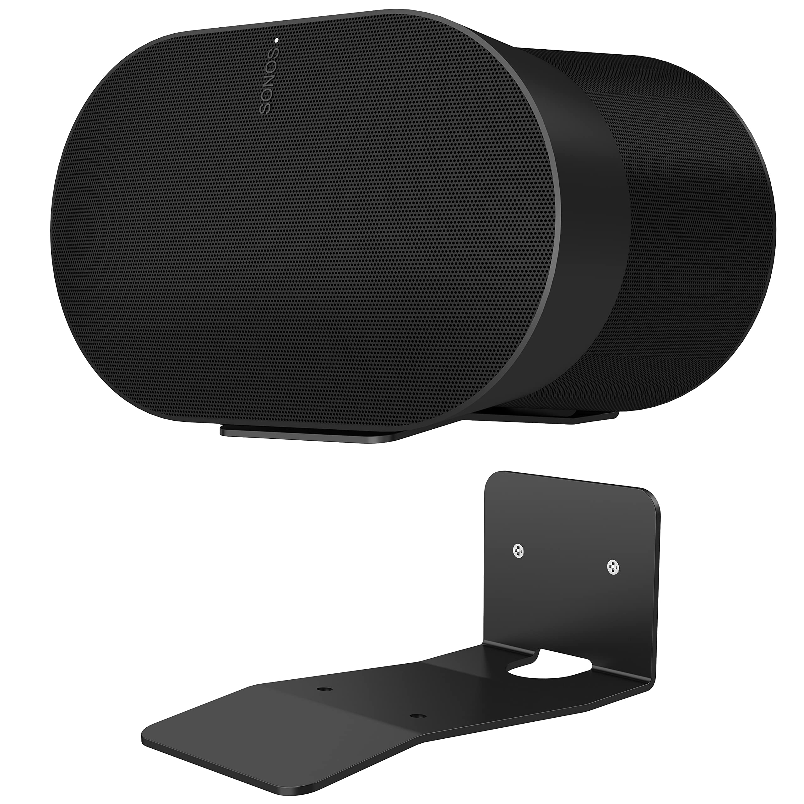 For Sonos Era 300 Holder Sonos Era 300 Wall Mount Stand Holder Accessory with Integrated Cable Management, Smart Home Speaker Accessories Rack (Black, S301) 1 Piece