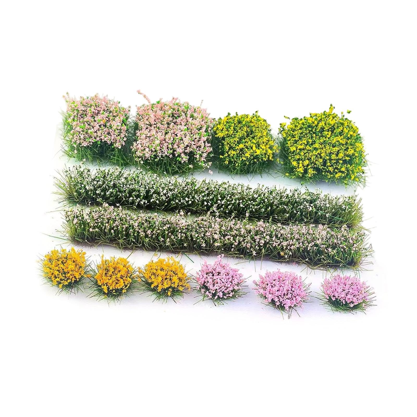 DIY Miniature Static Grass Tufts for Sand Table Layout Micro Landscape Decor Style B-image-26