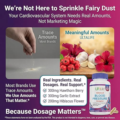 Miniatura 3 de Las mejores pastillas para la presión alta para bajar el BP naturalmente con vitaminas y hierbas potentes, ajo,bayas y forskolina para la pérdida de