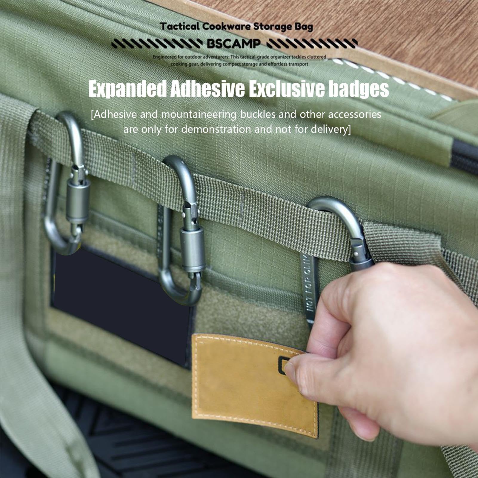 Sacs de camping, organisateur d'ustensiles de cuisine, accessoires de voyage, sac de camping de table, pochette de rangement de grande capacité pour les amateurs de plein air, aventures de plage, 42 x