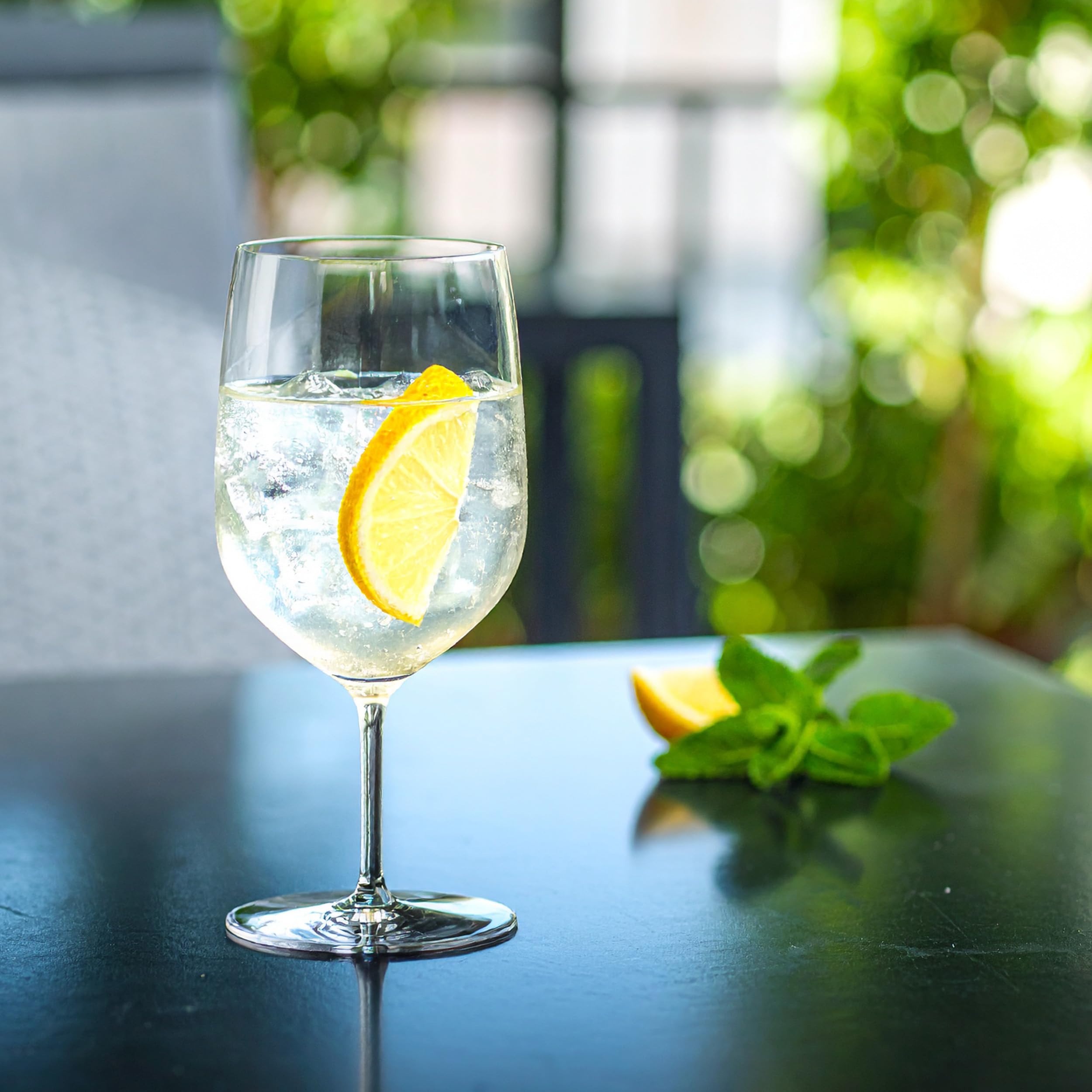 Stölzle Lausitz Q1 Wassergläser Wasserkelche 460 ml, 6er-Set | Handgefertigte Wasser- und Trinkgläser für Wasser und Saft, aus bleifreiem Kristallglas, stoßfest & spülmaschinengeeignet