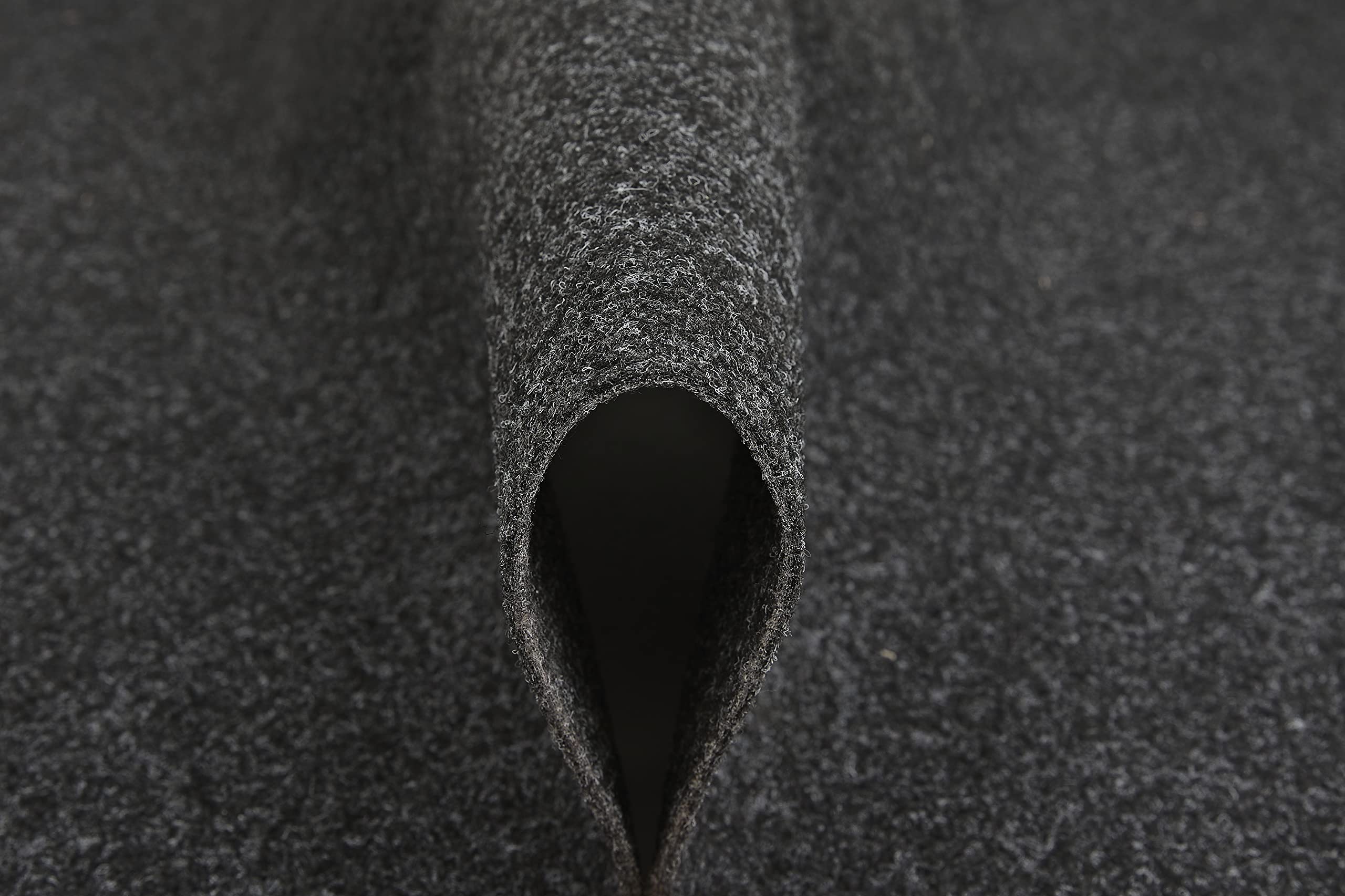 andiamo Teppichboden Caeser Bodenbelag besonders strapzierfähig trittschalldämmend robust pflegeleicht angenehmer Trittkomfort 200 x 500 cm anthrazit