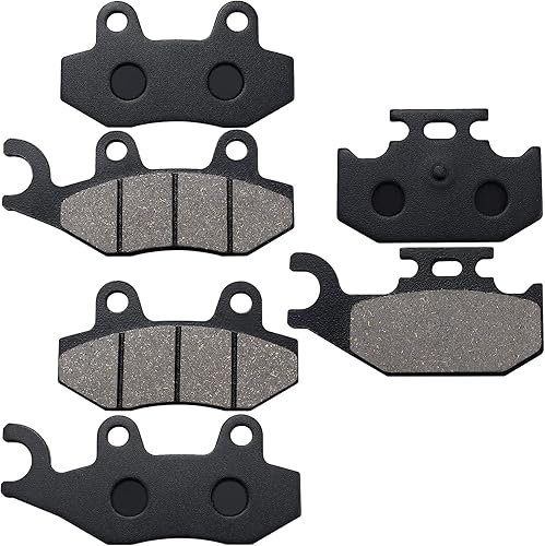 Miniatura 6 de Pastillas de freno delanteras y traseras para Yamaha Rhino 660 YXR660 4x4 2004-2007 Rhino 450 YXR450 4x4 2006-2009 Raptor 700 700R YFM700 YFM700R