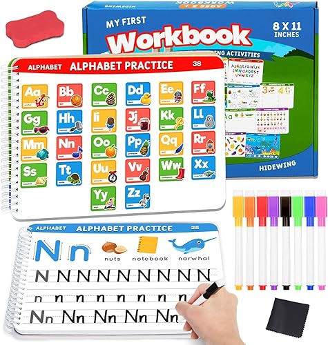 Libro de trabajo educativo de actividades de aprendizaje preescolar libros de rastreo de escritura a mano preescolar Materiales de aprendizaje para