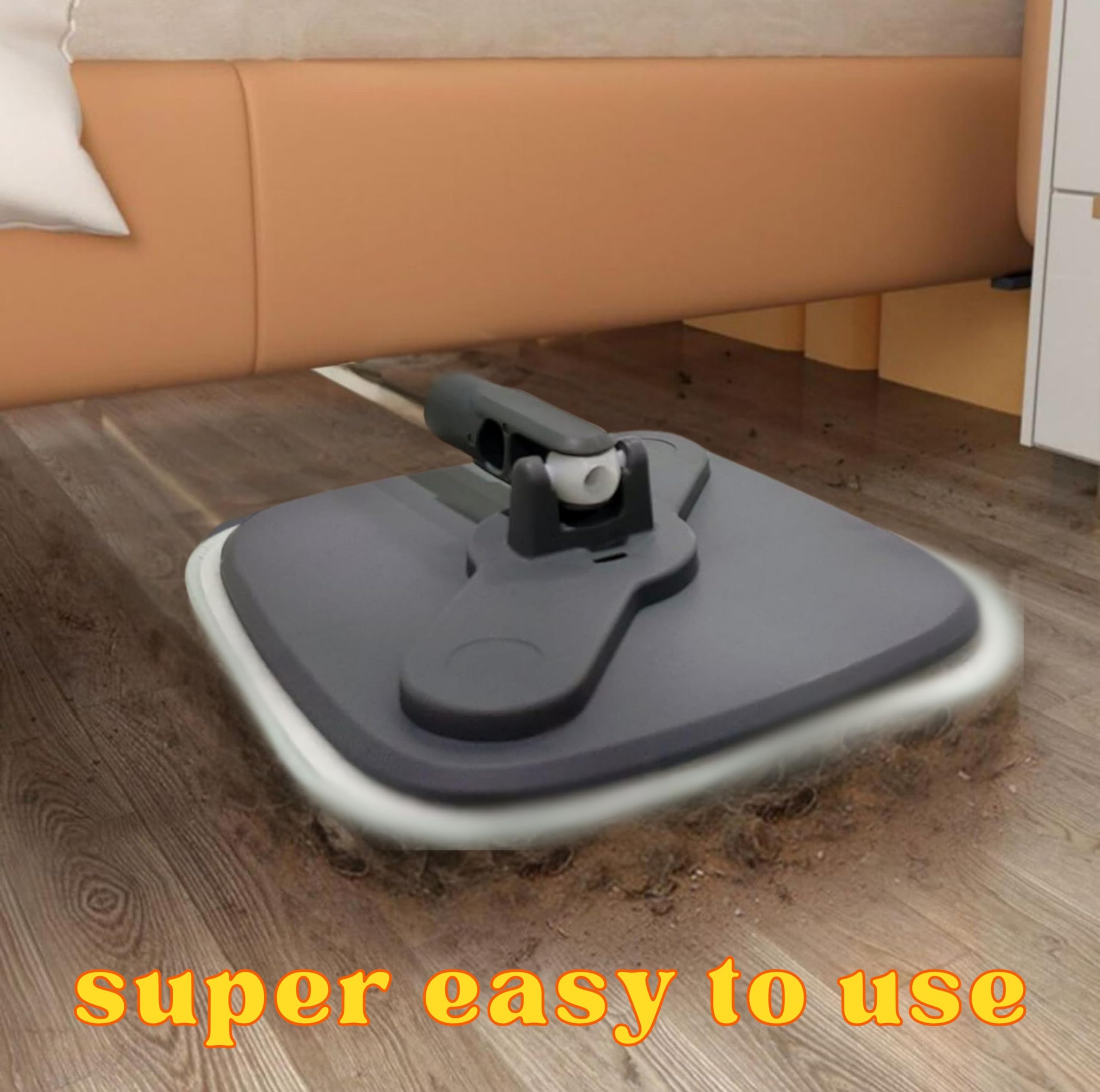 Mopa giratoria cuadrada M16 de autolavado: cabezal giratorio de 360 grados, agua limpia y sucia, uso húmedo y seco, juego completo con cubo y escurridor para una limpieza sin esfuerzo. Mopa y tanque