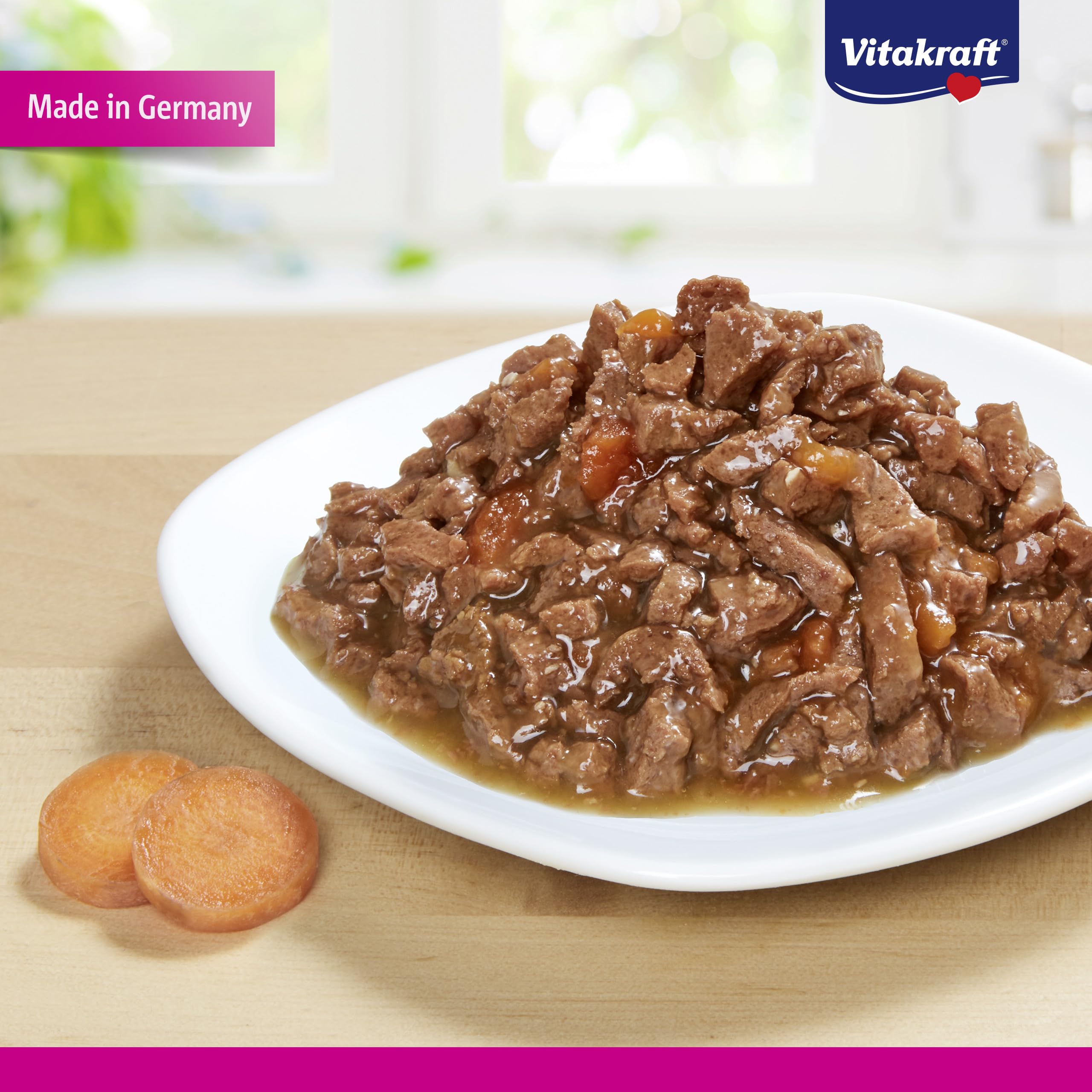 Vitakraft Poésie - Umido Per Gatti Adulti Con Manzo E Carota, 85g - Foto 4