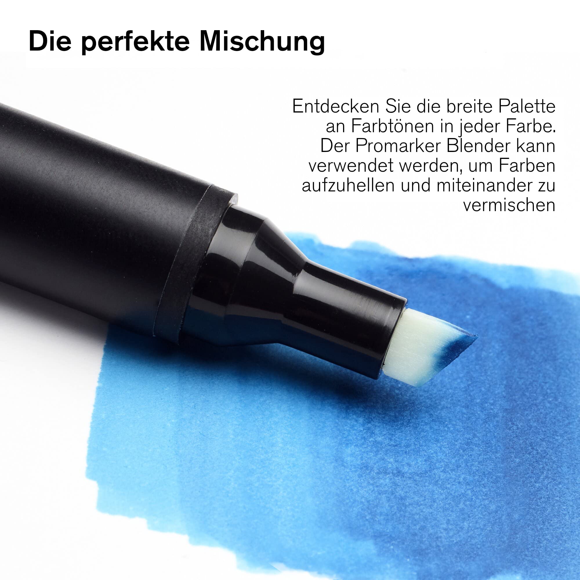 Winsor & Newton 0290080 BrushMarker (für Zeichnungen, Kalligraphie, Design und Layouts, streifenfreies Zeichnen mit Keil- und Pinselspitze) 48 Farben Set