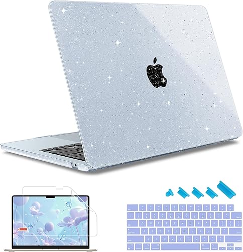 May Chen Funda compatible con M4 MacBook Air de 15 pulgadas 2025 2024 2023 A3241 A3114 M3 A2941 M2 con pantalla Retina líquida y Touch ID, carcasa