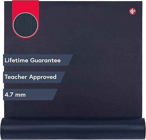 Manduka Prolite - Esterilla de yoga de 0.185 in Durabilidad de por vida Construcción higiénica Aprobado por profesores