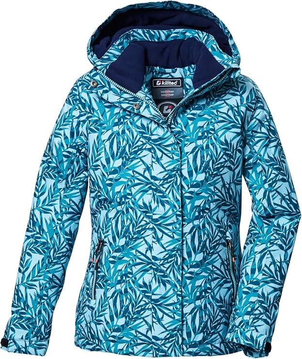 Veste Hiver Killtec Fille - Imperméable 10.000mm, Doublure Polaire - Capuche Ajustable, Sans PFC
