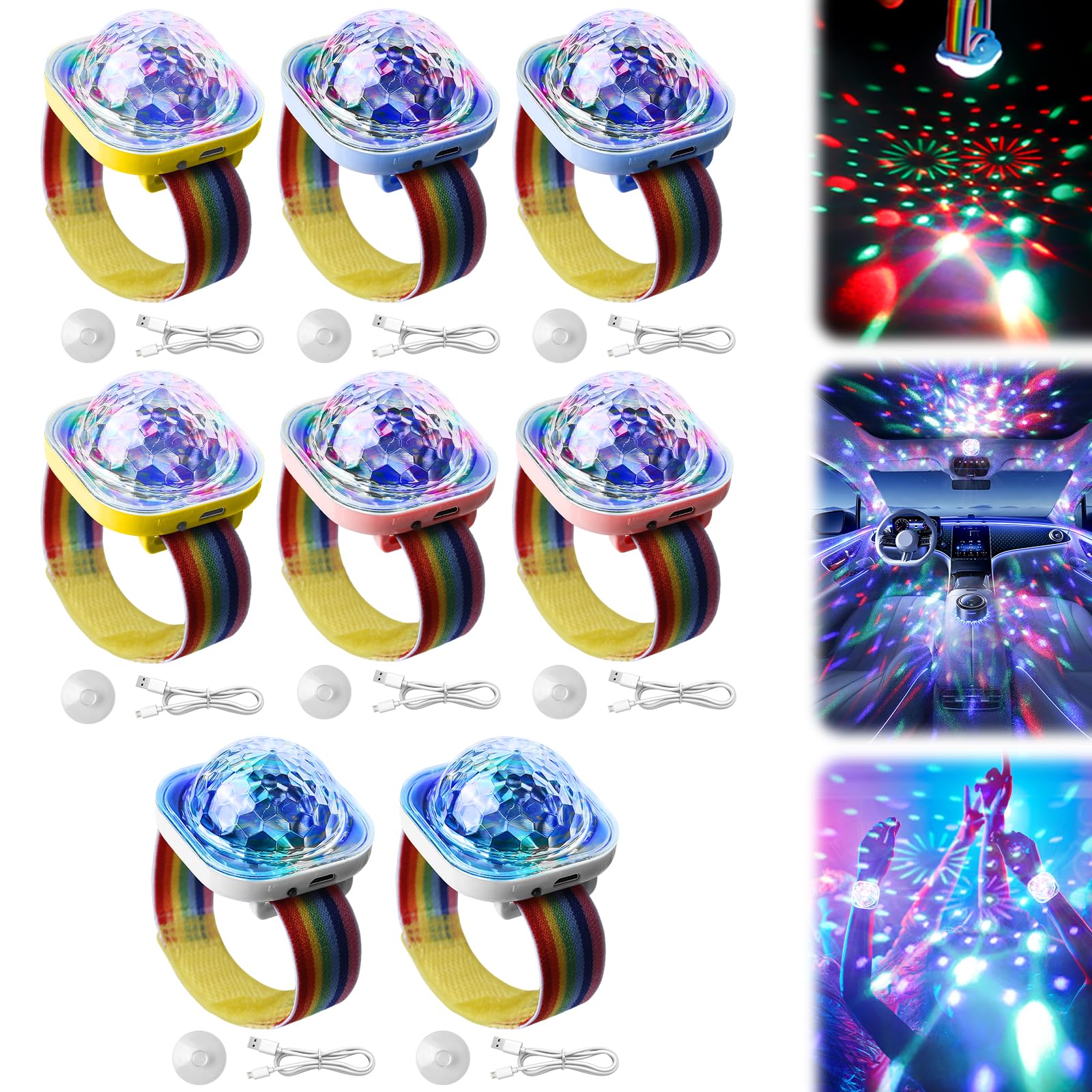 SunTop Partylicht Discobal Led Partylamp Muziekgestuurd Disco Lichteffecten Disco Licht Partylicht Met Afstandsbediening