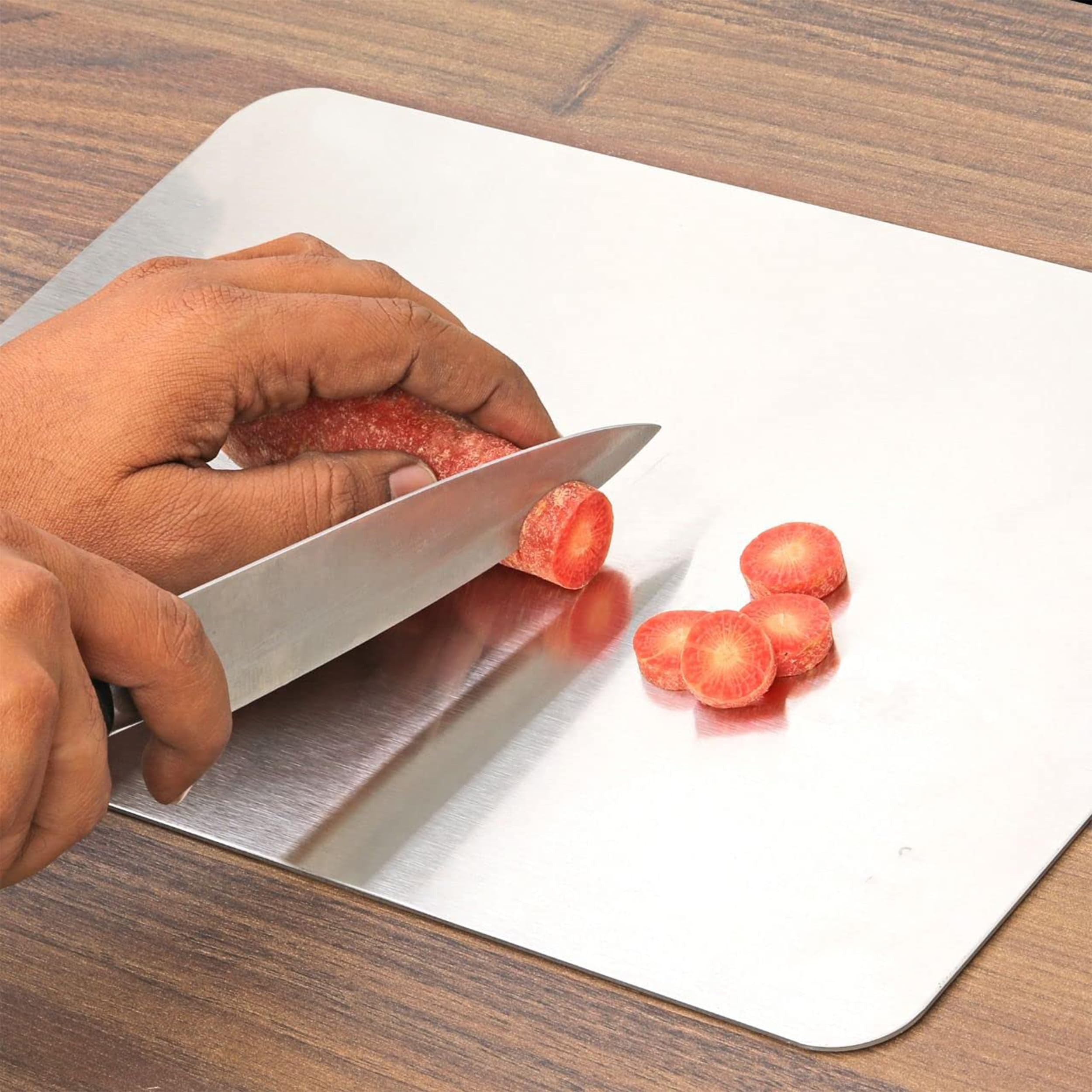 Buy VOLTURI 304 Stainless Steel Chopping Board (32 x 21.5 cm