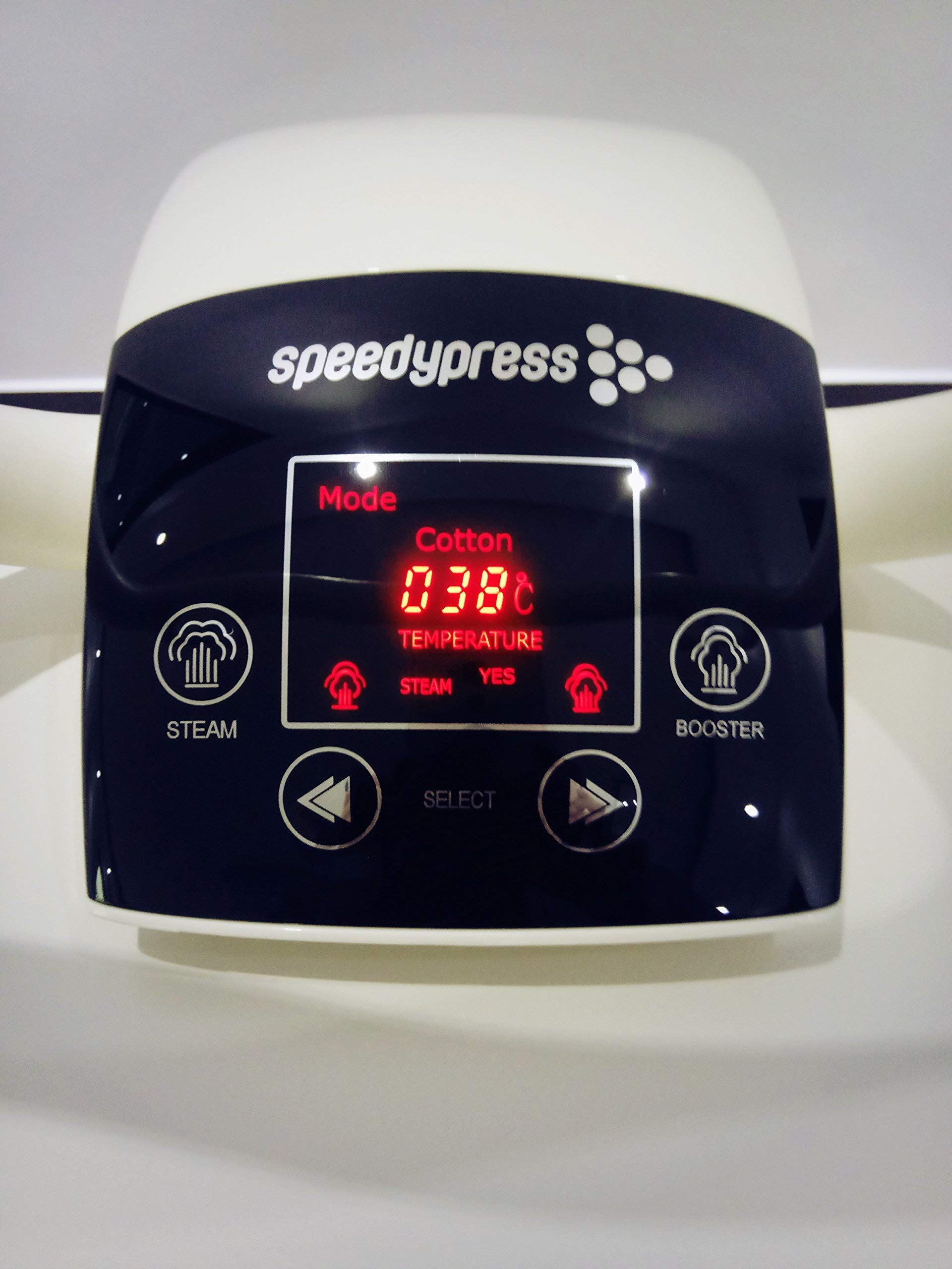 Presse à Repasser à Vapeur 90HD Professionnelle avec Support de Speedypress avec Grande Puissance de Vapeur, 91cm (+ Housse de Rechange et en Mousse et Cartouche de Filtrage d'eau GRATUITE)