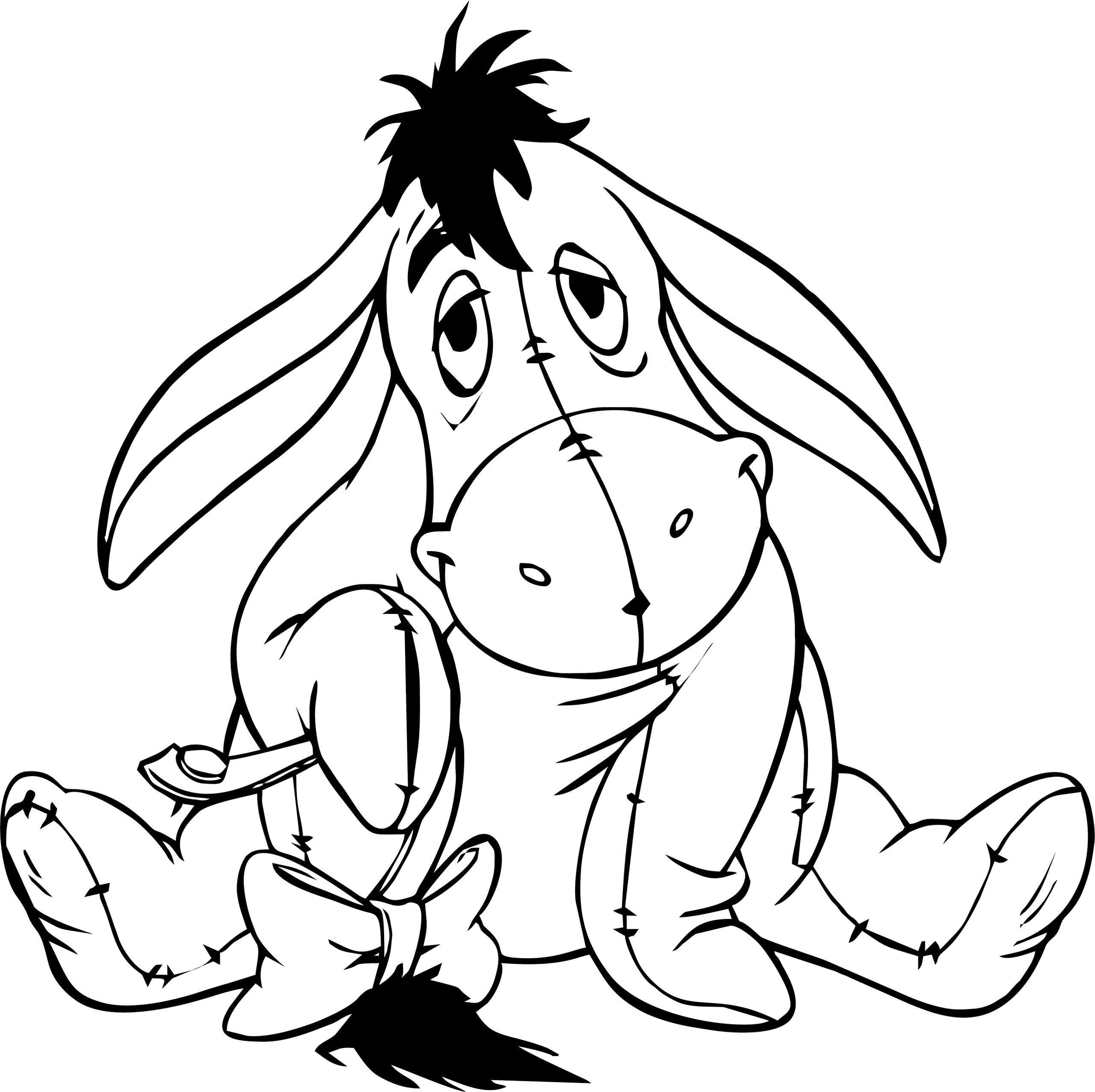 Eeyore Vinyl decal Wall Art sticker, Car,Caravan, children roomVinyl Wall Art Decal Sticker Boys or Girls Bedroom Nursery